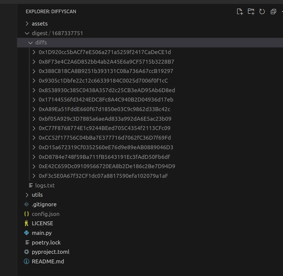 How to diff contracts against Etherscan verified code